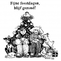 Cartoon Zwart wit