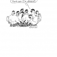 Cartoon Zwart wit