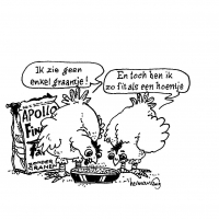 Cartoon Zwart wit