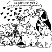 Cartoon Zwart wit