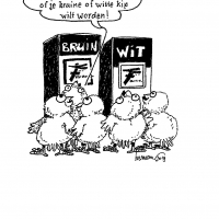 Cartoon Zwart wit
