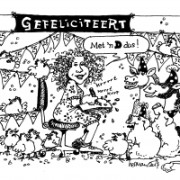 Cartoon Zwart wit