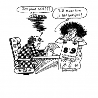 Cartoon Zwart wit