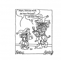 Cartoon Zwart wit