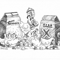 Cartoon Zwart wit