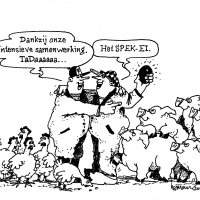 Cartoon Zwart wit