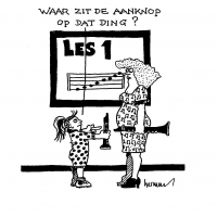 Cartoon Zwart wit
