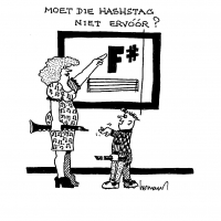 Cartoon Zwart wit