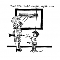 Cartoon Zwart wit