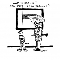 Cartoon Zwart wit