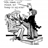 Cartoon Zwart wit