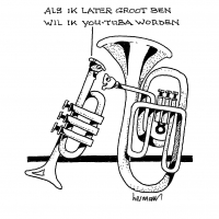 Cartoon Zwart wit