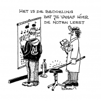 Cartoon Zwart wit