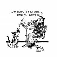 Cartoon Zwart wit