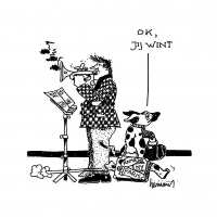 Cartoon Zwart wit