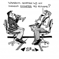 Cartoon Zwart wit