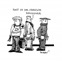 Cartoon Zwart wit