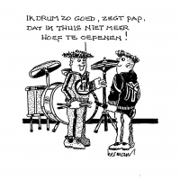 Cartoon Zwart wit