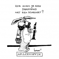 Cartoon Zwart wit