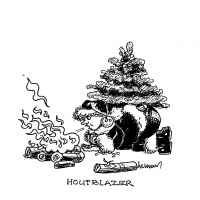 Cartoon Zwart wit
