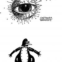 Cartoon Zwart wit