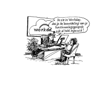 Cartoon Zwart wit