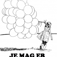 Cartoon Zwart wit