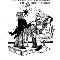 Cartoon Zwart wit