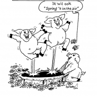 Cartoon Zwart wit