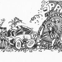 Cartoon Zwart wit