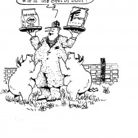 Cartoon Zwart wit