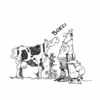 Cartoon Zwart wit