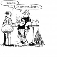 Cartoon Zwart wit