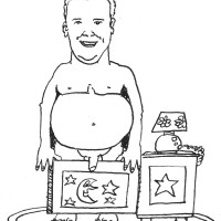 Cartoon Zwart wit
