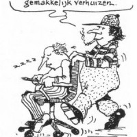 Cartoon Zwart wit