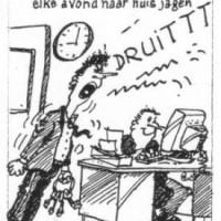 Cartoon Zwart wit