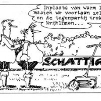 Cartoon Zwart wit