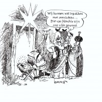 Cartoon Zwart wit
