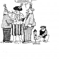 Cartoon Zwart wit