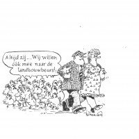 Cartoon Zwart wit