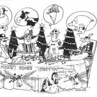 Cartoon Zwart wit