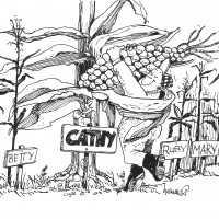 Cartoon Zwart wit