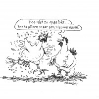Cartoon Zwart wit