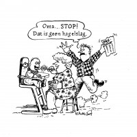 Cartoon Zwart wit
