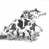 Cartoon Zwart wit