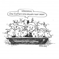 Cartoon Zwart wit