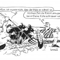 Cartoon Zwart wit