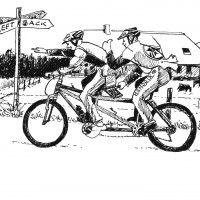 Cartoon Zwart wit