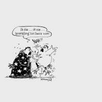 Cartoon Zwart wit