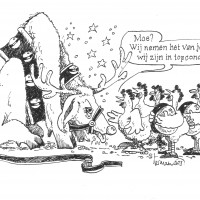Cartoon Zwart wit
